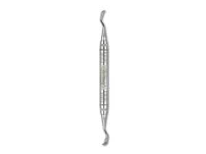 Bone Scraper, Knochenschaber Buser - Griff 10 Figur 1/3 (PPBUSER1/3), Breite 3 / 5 mm