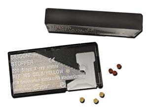 Silikon-Stopper, Spender Weiß, für 21 mm Instrumente