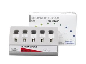 IPS e.max® ZirCAD inLab MO MO 0, C13, Packung 5 Stück