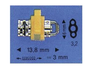 Micro-Dehnschrauben 3040 Typ 3040/ZG, Packung 10 Stück