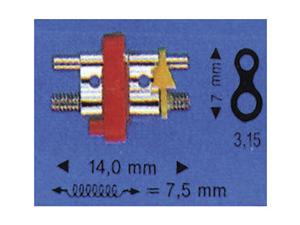 Standard-Dehnschraube Unterkiefer 1006 Typ 1006 B-14, 7,5 mm, Packung 10 Stück