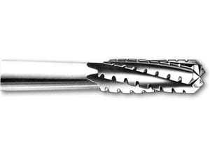 HS-Hartmetall-Fissurenbohrer, zylindrisch Form 556, ISO 008, Packung 10 Stück