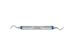 Standard Gracey-Kürette, Griff 7 Satin Steel Colours Figur 17/18, blau