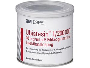 Ubistesin™ 1:200.000 Zylinderampullen, Dose 50 x 1,7 ml