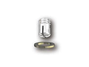 CEKA Druckknöpfe M2 - RE 0031, Ø 1,88 mm, Höhe 2,7 mm, Packung 2 Stück mit 2 Platzhaltern