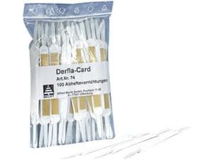 Abheftvorrichtung Nr. 74 Weiß, Packung 100 Stück