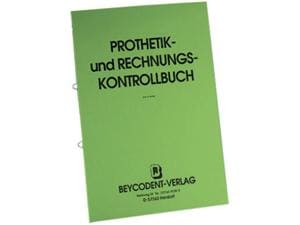 Prothetik- und Rechnungskontrollbuch Nr. 81.202.500