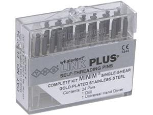 TMS LINK PLUS Minim, (vergoldet) silber - Intro Kit Set - Single Shear Pins