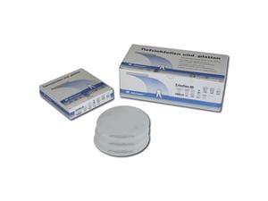Erkoflex-95 transparent, mit Isolierfolie, Ø 120 mm (rund) Stärke 1,5 mm, Packung 50 Stück