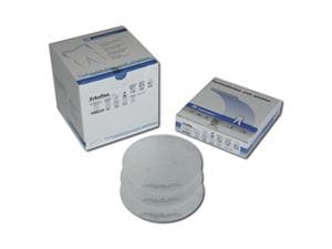 Erkoflex transparent, mit Isolierfolie, Ø 120 mm (rund) Stärke 1 mm, Packung 100 Stück