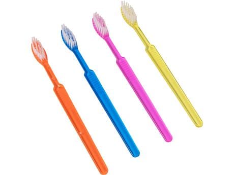 HS disposable toothbrush with toothpaste Pack of 100 pieces