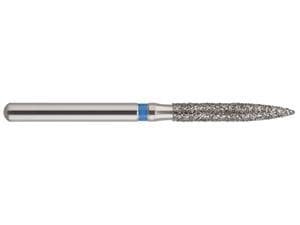 HS-Diamant Flamme, Form 863 ISO 014, M mittel (blau), Packung 5 Stück