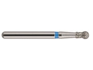 HS-Diamant rund mit Ansatz, Form 802 ISO 023, M mittel (blau), Packung 5 Stück
