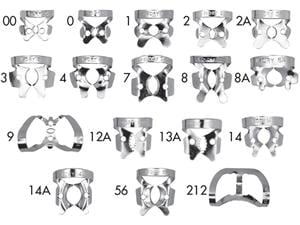 Ivory® Kofferdamklammern - Einzelgrößen Größe 2A