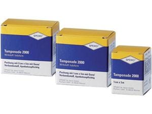 Tamponade 2000 (In Österreich nicht registriert) Breite 1 cm, getränkt, Länge 5 m