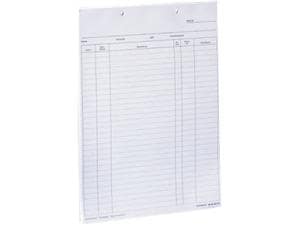Krankenblatt B1, kopfgelocht Weiß, Block 100 Blatt