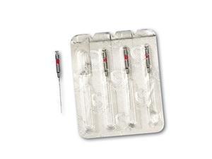 VDW®STERILE Wurzelfüller L für Winkelstück ISO 025, rot, Länge 21 mm, Packung 4 Stück