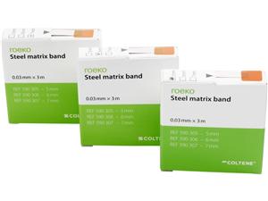 roeko Stahl-Matrizenband, regular Breite 5 mm, Stärke 0,03 mm, Packung 3 m