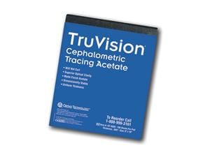 TruVision Durchzeichenfolien für Fernröntgenseitenbilder Block, 100 Bögen