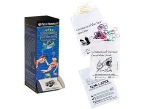 Orthodontic Elastics Schwer 184 g Muräne / Natur Latex, Packung 50 x 100 Stück