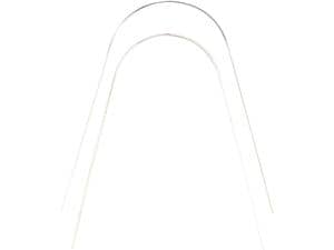 TruForce™ Edelstahl-Drahtbögen Standardform, rund, geätzt UK, Ø .018"