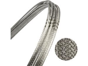 TruForce™ Edelstahl 8-fach geflochtener Drahtbogen, rechteckig OK / UK, .018" x .025"