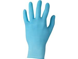 Touch N Tuff® Nitrilhandschuhe blau Größe 8.5 - 9, Länge 300 mm, Packung 100 Stück