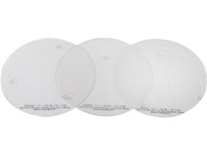 Erkodur klar, mit Isolierfolie, Ø 125 mm (rund) Stärke 0,5 mm, Packung 100 Stück