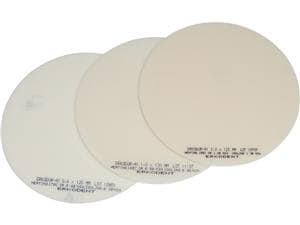 Erkodur-A1 zahnfarben, mit Isolierfolie, 125 x 125 mm (eckig) Stärke 1 mm, Packung 20 Stück