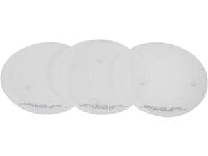 Erkoflex transparent, mit Isolierfolie, Ø 125 mm (rund) Stärke 1 mm, Packung 100 Stück
