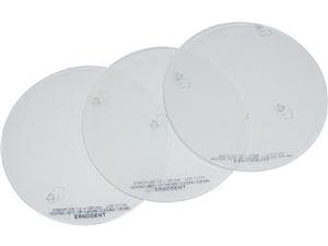 Erkoflex transparent, mit Isolierfolie, 125 x 125 mm (eckig) Stärke 1 mm, Packung 20 Stück