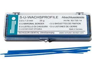 S-U Abschlussleiste Größe 2,0 x 1,0 mm, Packung 25 g