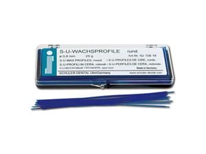 S-U Wachsprofile, rund Größe 0,6 mm, Packung 12,5 g