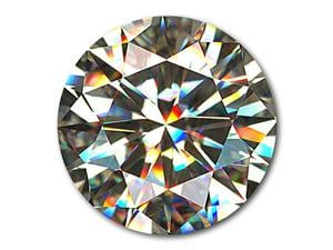Schmuckbrillant 0,01 ct., Ø 1,3 mm