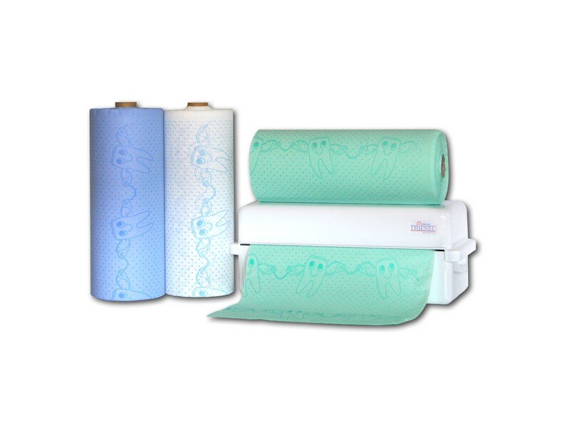 PatientenUmhang Zahn Hellblau, Rolle 80 Blatt Ihr Henry Schein Team