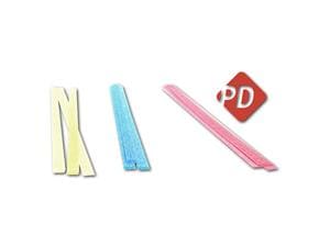 Pd Polyesterstrips Fein, gelb - 4 mm, Packung 100 Stück
