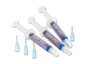 Super Etch Ätzgel Einzelspritzen 10 x 2 ml und 50 Einwegtips