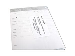 Adressfeld - Typ 630 Weiß, Packung 200 Stück