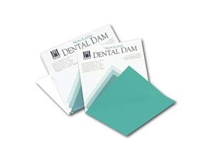 HYGENIC® Dental Dam non latex für Kinder Mittel - grün, Packung 15 Blatt