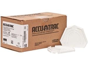 ACCU-TRAC Basisplatte Weiß, Packung 12 Stück