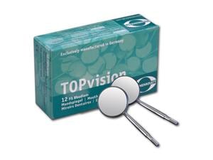 TOPvision FS Rhodium Mundspiegel, plan CS Nr. 5, Ø 24 mm, Packung 12 Stück