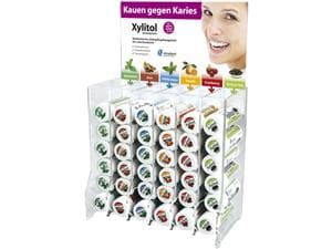 Xylitol Chewing Gum - Großpackung mit Display Packung 6 x 12 Dosen