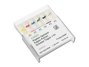 roeko Papier Spitzen Greater Taper - Schiebeschachtel Taper 0.04, ISO 015, Packung 100 Stück