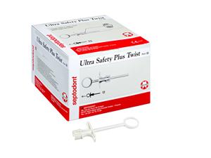 Ultra Safety Plus Twist Einmalhandstück Weiß, Packung 50 Stück