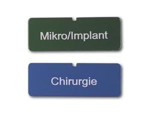 IMS® Container Kennzeichnungsschild - ohne Gravur Rot (IMCO-C0)