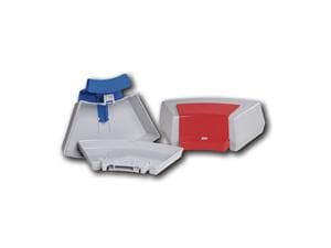 Transportbox Bobby Dunkelgrau, Clip Gelb