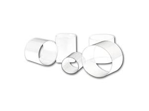 Transparent Ringe - Nachfüllpackung Nr. 2, Packung 12 Stück