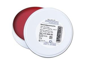 Spezialgusswachs nach Gründler Rot, Dose 50 g