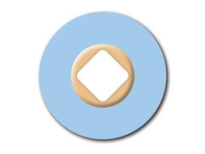 Enamel plus SHINY Discs Finierscheiben Fein - blau, Packung 100 Stück