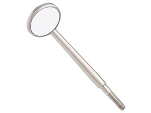 Zirc Crystal HD Edelstahl-Mundspiegelansatz, EU-Gewinde Größe 0, Ø 14 mm, Packung 1 Stück